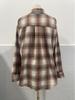 2025 Women's Cross-Border European and American Loose Plaid Pocket Shirt - Autumn/Winter Casual Fashion.