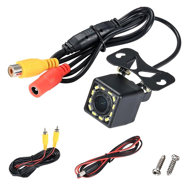 Wide Angle Car Rearview Camera Rear View Video Vehicle Camera Backup Reverse Camera 4/8/12 LED Night Vision Parking Camera