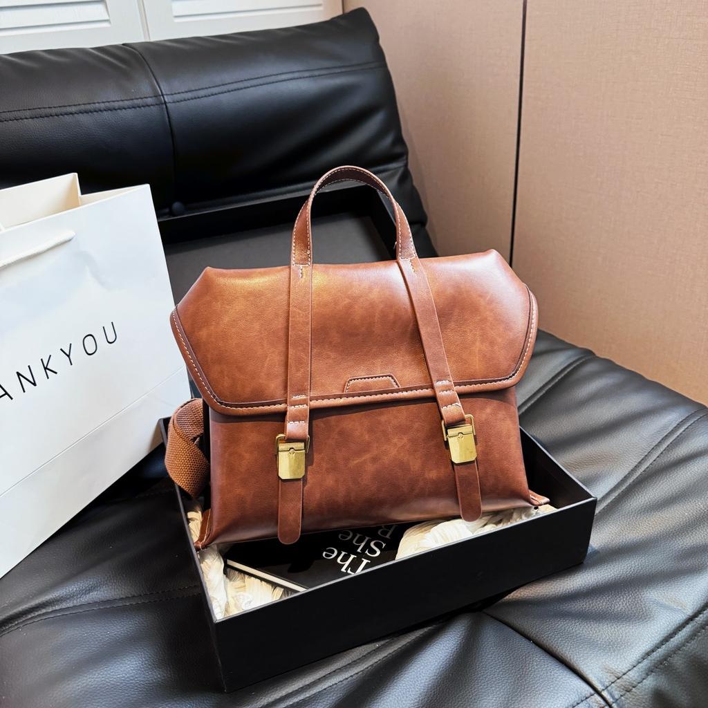 British retro high-end backpack bag women's new college style handbag large-capacity backpack