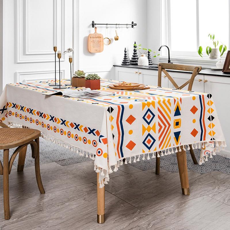 

Скатерть в этническом стиле, американский богемный принт, скатерть для обеденного стола, чехол для скатерти 140*240cm