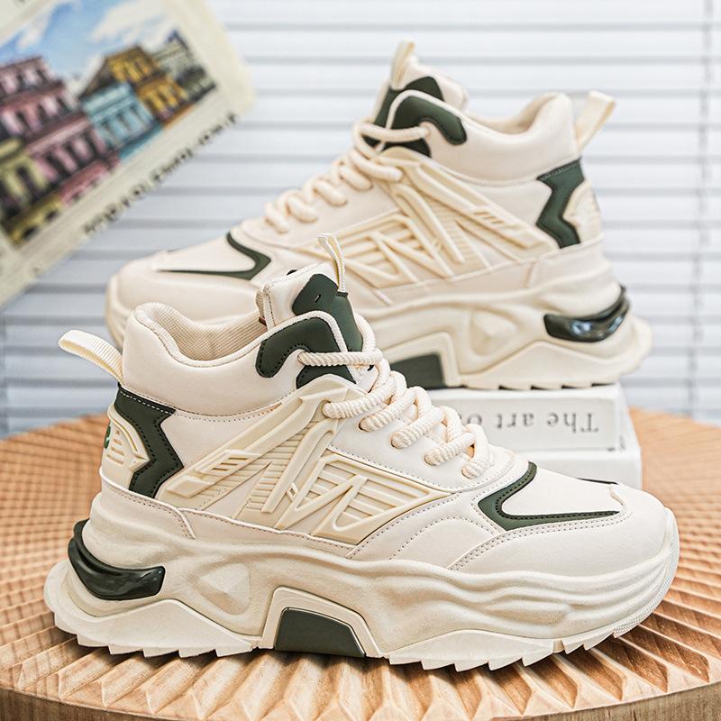 

Мужская обувь лето новая дышащая маленькая белая обувь мужская студенческая корейская версия трендовая универсальная платформа спортивная повседневная обувь доска 45