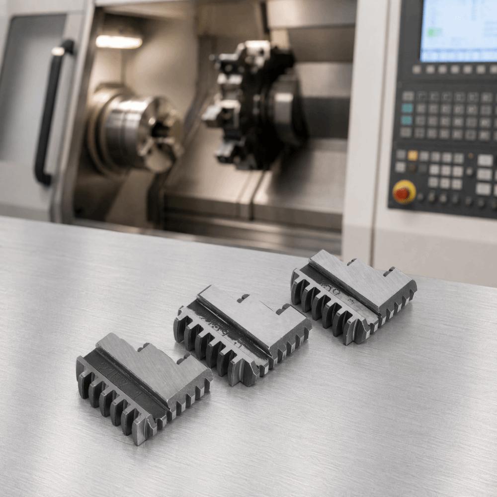 3 Stück Langlebig K11-100 Innenbacken 20CrMnTi Innenbacken Langlebig 4 Zoll Spannbacken Drehbankfutter