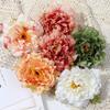 2/5Pcs 12cm Peony Artificial Silk Flowers Heads for DIY Wreath Gift Box Scrapbooking Wedding Home Party Decora Craft Fake Flower