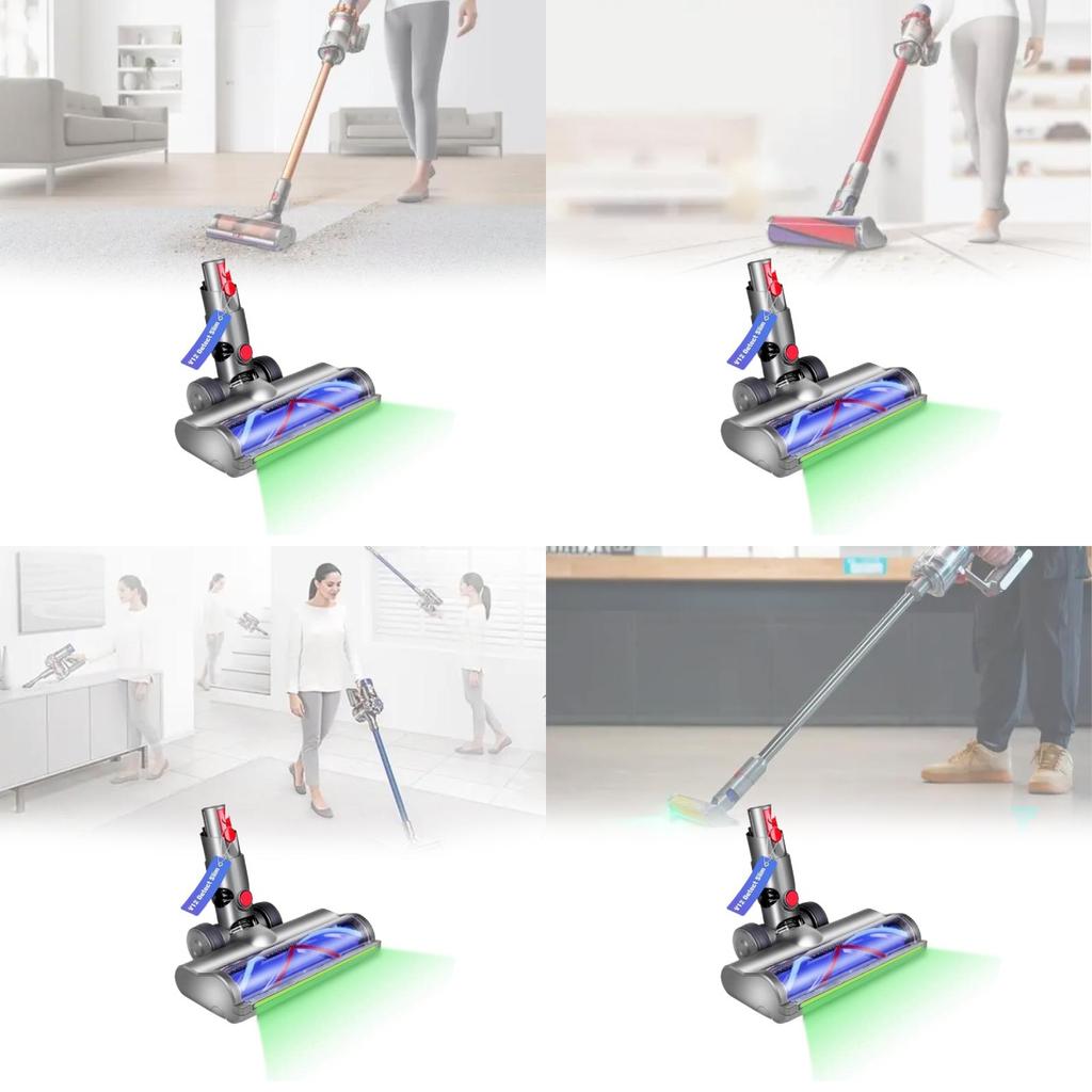 Dyson V12 tapijtreiniger borstelkop voor thuisgebruik