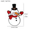 Fashionable Christmas Brooch Snowman Christmas Tree Pins Santa Claus Brooch  New Year Pins