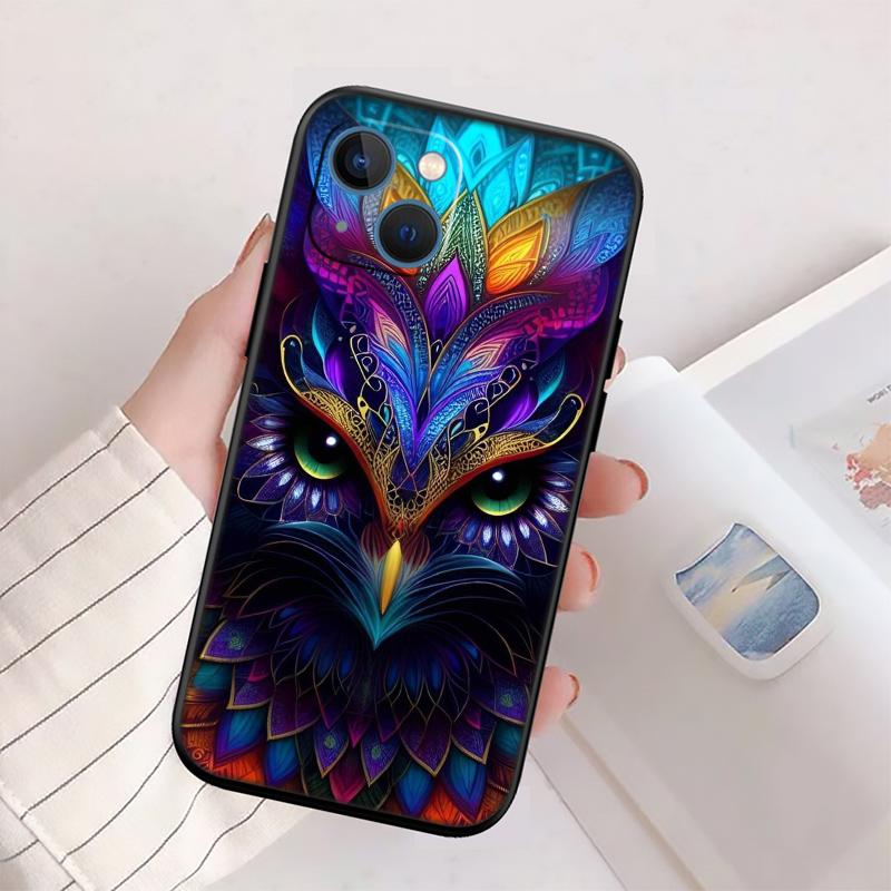 Cartoon Art Owl New High-End Shell Phone Case for Xiaomi Poco C40 C50 C51 C55 C65 C71 C75 F2 F3 F5 F6 F7 M2 M3 Pro Ultra