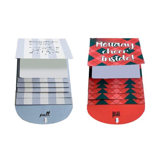 Christmas Gift Card Holder Book Handmade Waterfall Holiday Gift Card Sleeve Booklet DIY Christmas Gifts Cards with Envelopes Gift for Family