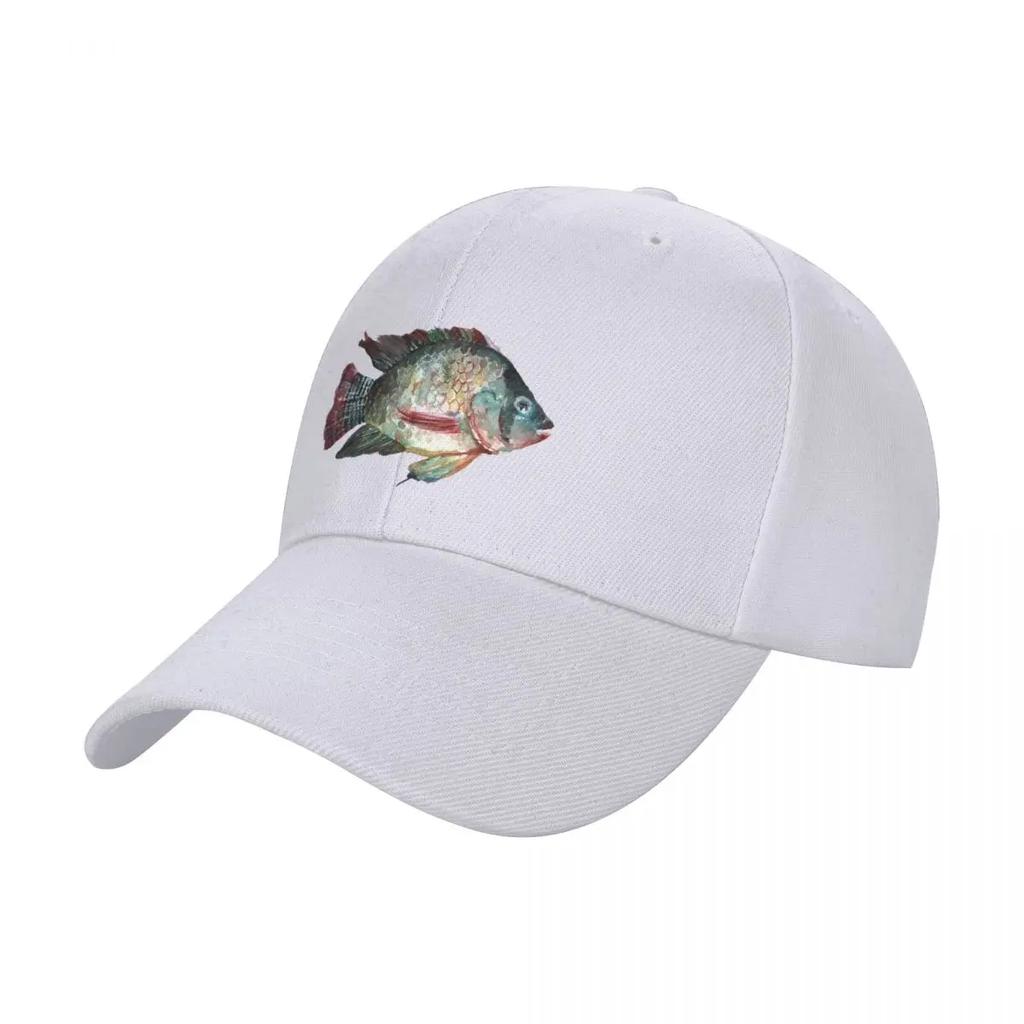 Tilapia Baseball Cap Hat Man For The Sun Sunhat Snapback Cap Woman Hats Mens