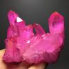 Natural Titanium Druzy Quartz Cluster Crystal Red Geode Gemstone Decor Specimen