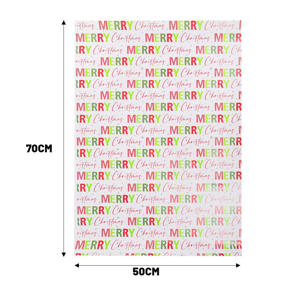 New Christmas Gifts Packaging Paper Santa Claus Snowflake Elk Xmas New Year Gift Wrapping Papers Holiday Atmosphere Decoration