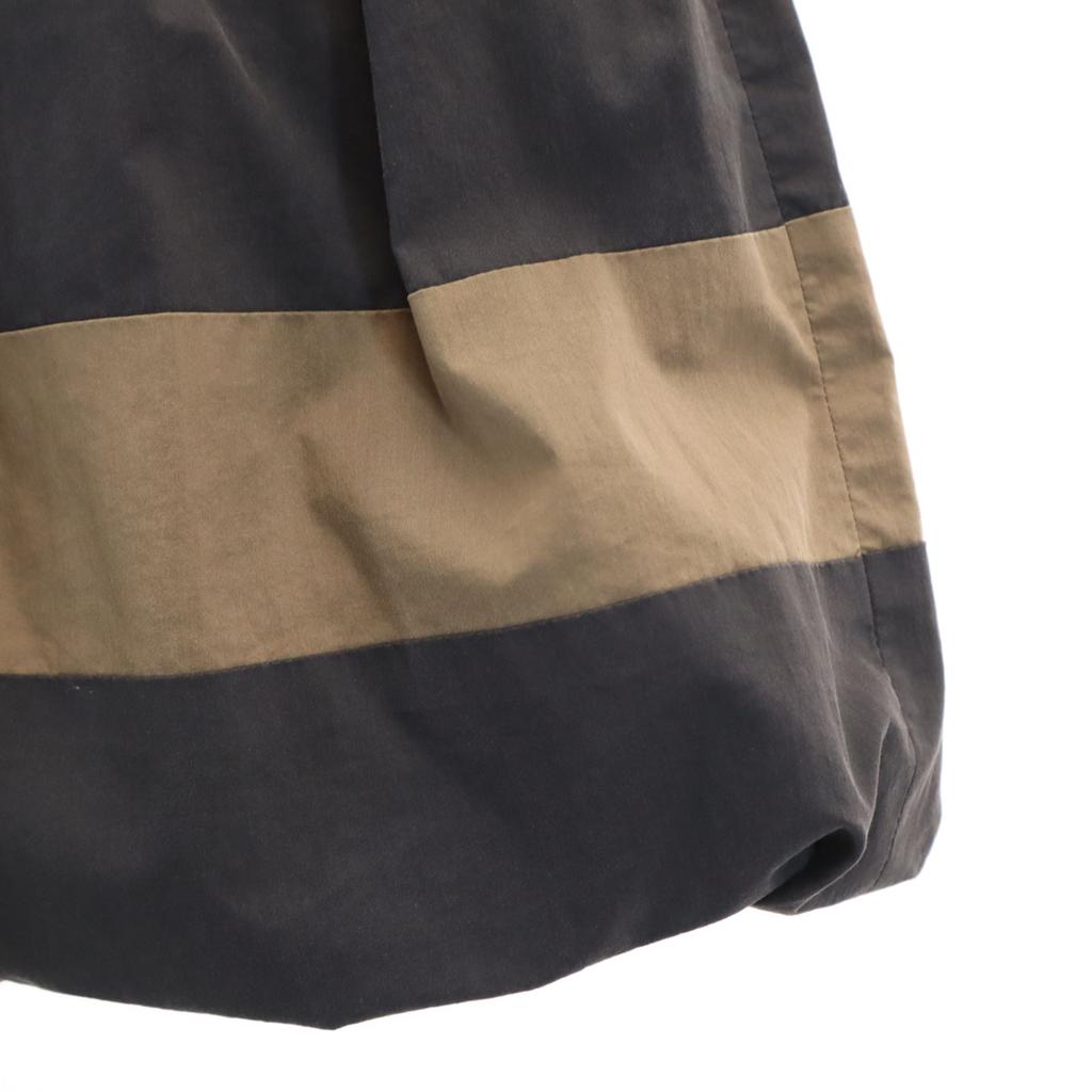 LANVIN en Bleu Border Pattern Mini length Balloon skirt With inner pants Women Used