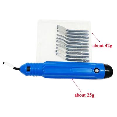 Kit di utensili sbavatori a bave Riparazione metallo 10 pezzi Punte per fresatrice Rifilatore Rotativo Lame sbavatrici Rimozione Matrici da taglio per legno plastica
