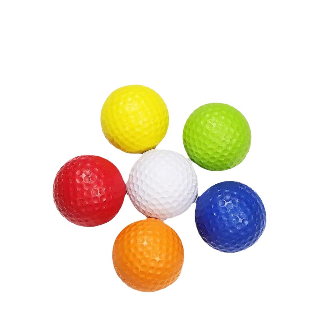 Colored Soft PU Foam Golf Ball - Indoor Practice & Kids Toy