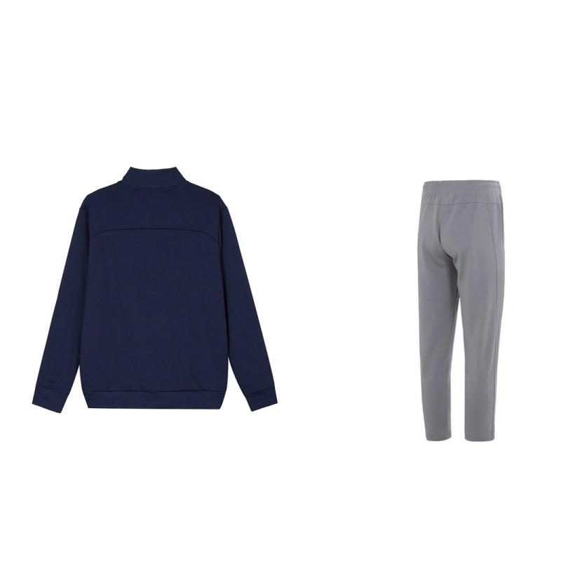 Under Armour Waterproof Warm Long Sleeve Top And Mid Waist Long Pants Casual Sports Set Unisex Sets 23600304-409+23600703-014