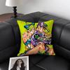 Anime JoJo's Bizarre Adventure Jolyne Cujoh Pillow Case Square Pillow Bedroom Sofa Leisure Comfort Cushion Car Home Decoration