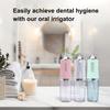 Smart electric water flosser with precise pressure control and360°Rotating nozzle for deep cleaning of teeth and gums, with replaceable heads USB