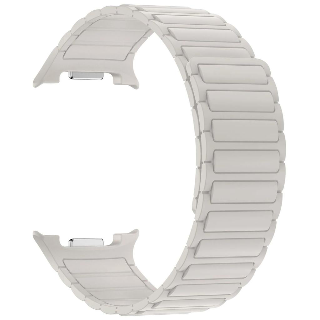 Sports Silicone Strap for Samsung Galaxy Watch 8 40mm 44mm Magnetic Replacement Band for Galaxy Watch 8 Classic 46mm Watchband