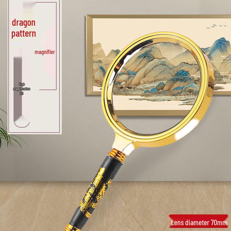 High-Power 100x Magnifying Glass: Ultra-HD Multifunctional Magnifier for Elderly Reading, Identifying, and Mobile Viewing.