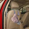 Car Headrest Hook Storage Hooks for Car Seat Headrest 4 Pieces Organization and Storage Adjustable Bag Hanger for Coats Handbag