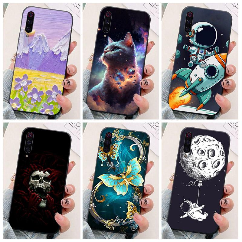 For Xiaomi Mi 9 Lite Phone Case astronaut Silicone Back Cover For Xiaomi Mi 9 SE Mi9 Mi 9Lite A1 A2 A3 Lite 9T Pro Funda Coque