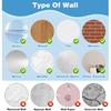 6Pcs Shower Curtain Clip, Self-Adhesive Shower Curtain Clips for Ide Shower Set for Home Hotel and Apartment Bathrooms