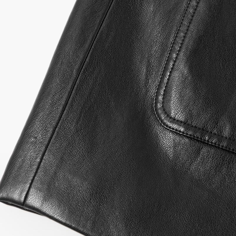 Eifini Women's Designer-Inspired Relaxed Fit Faux Leather Jacket