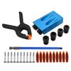 15° Blue Woodworking Oblique Hole Locator Puncher