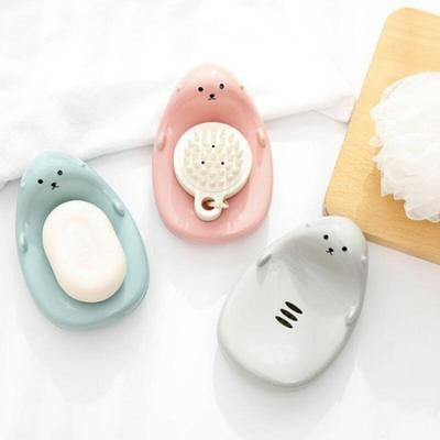 Otter Bathroom Soap Dish Holder Stand Tray