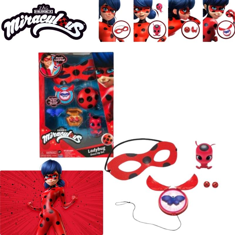 Genuine Ladybug Miraculous Girl Ladybug Redi Cat Noir Lady Rena Rouge Action Figure Toy