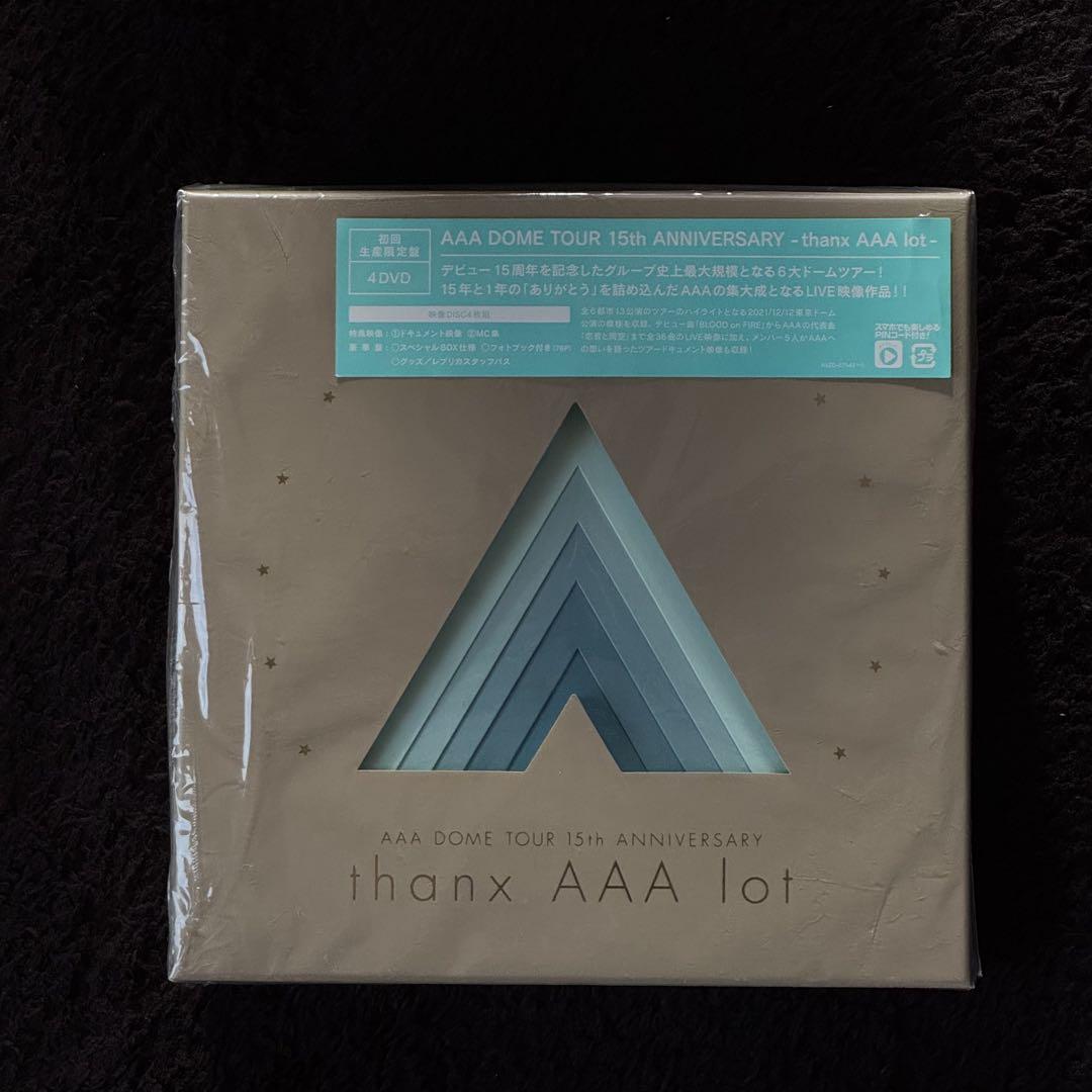 

[USED] First production limited edition 15th -thanx AAA lot- DVD 4-disc set