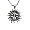 Necklace Vintage Viking Sun Necklace Pendant