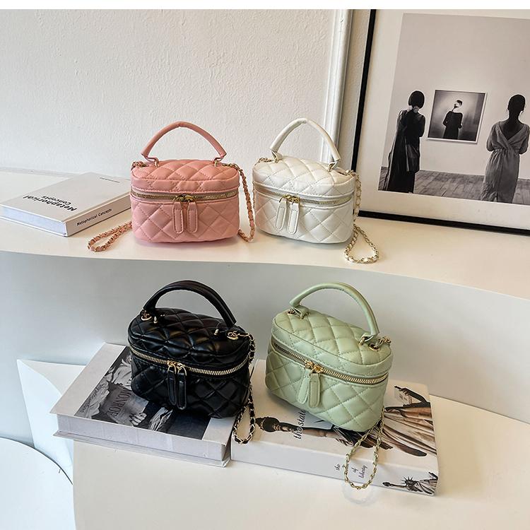 Rautenstickerei Faden Nischen Design Tasche 2026 Neue Damen Tasche Sommer Beliebt Beliebte Ketten Umhängetasche Quadratische Sling Tasche