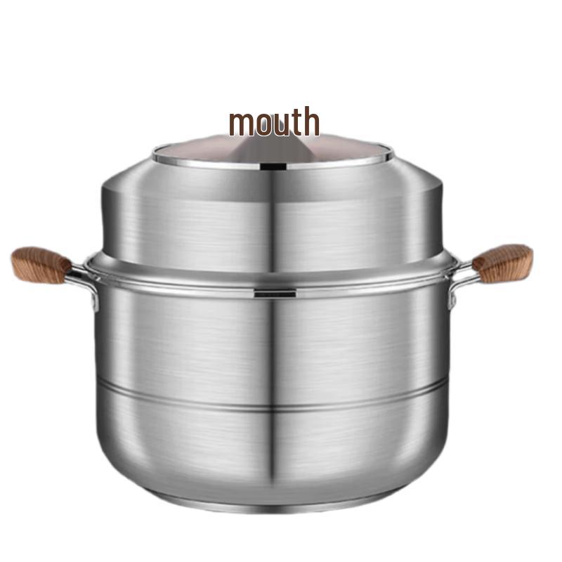 

Shangheng 30cm Universal 304 Stainless Steel Double Layer Steamer