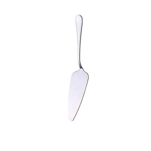 Serrated Edge Stainless Steel Cake Server Blade Cutter Pie Pizza Shovel Cake Spatula Baking Tool 1piece