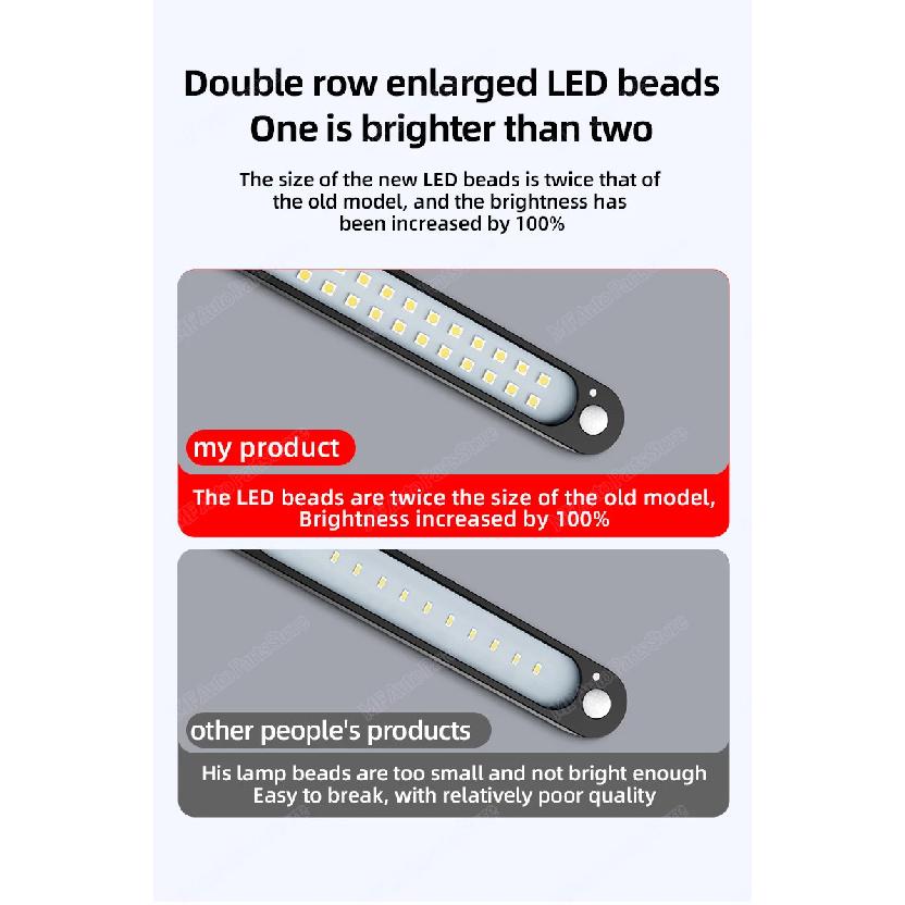 Car Trunk Sensor Light Automatic Truck Lighting Auto Ceiling Lamp USB Charging Car Dome Light LED Car Lamp For Auto Roof Luggage
