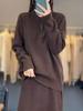 Korean Style Women's Wool Suit Skirt Set: Casual, Soft, Autumn/Winter Two-Piece