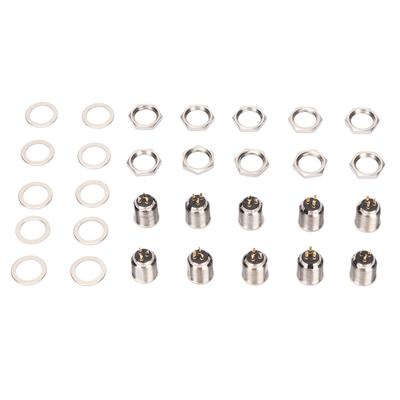 Mini 3 Pin XLR Male Jack Socket Connector XLR Cable Male Socket Base D Connector for Chassis Panel