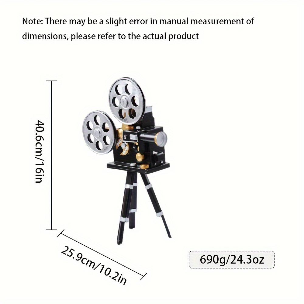 Vintage Iron Art Creative Home Decor Projector, Suitable for Living Room Window Cafe Bar Decoration, Shop Cinema Display Ornament, Christmas Gift