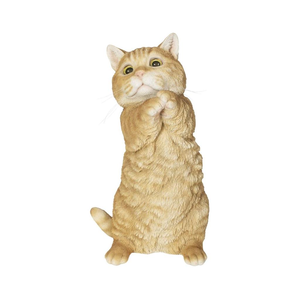Woobia Begging Munchkin X 15 X Doll Figure Ornament Animal Garden Decoration Cat H24033 16.5 28.5cm