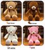 Large Cute Teddy Bear Plush Toy - Sleeping Doll Pillow for Girls