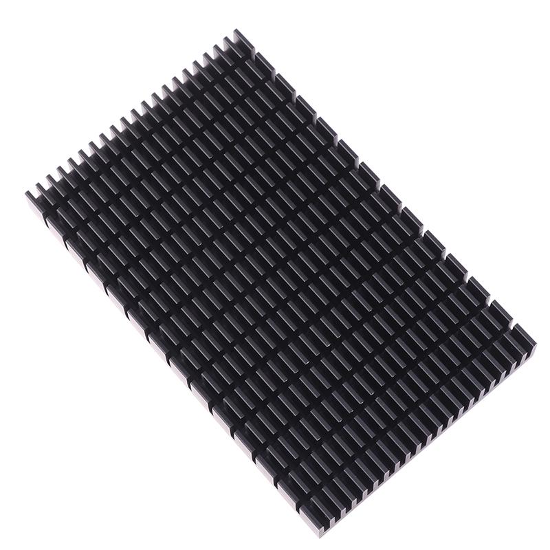 150*93*15Mm Isıtma Paneli Isı Alıcı Alüminyum Soğutucu Plaka Siyah Radyatör