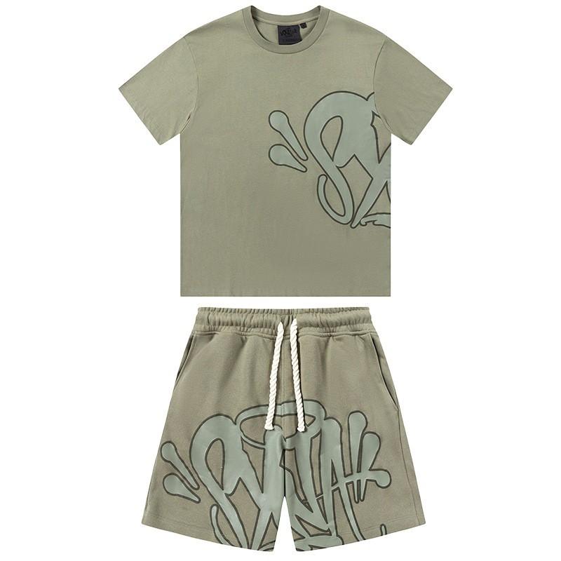 Set Felpa con Cappuccio e Pantaloni Syna World Streetwear di Alta Qualità Vestibilità Larga Foderato in Pile Outfit Invernale per Adolescenti e Giovani Adulti