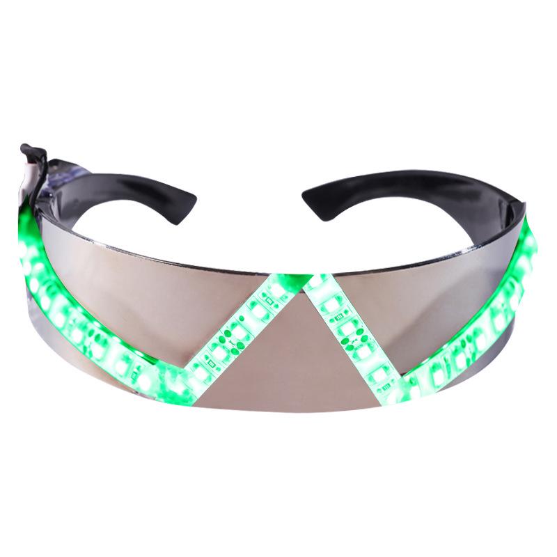 LED Light-Up Glasses & Gloves for Nightclubs, Bars, Concerts, and Street Dance Performances