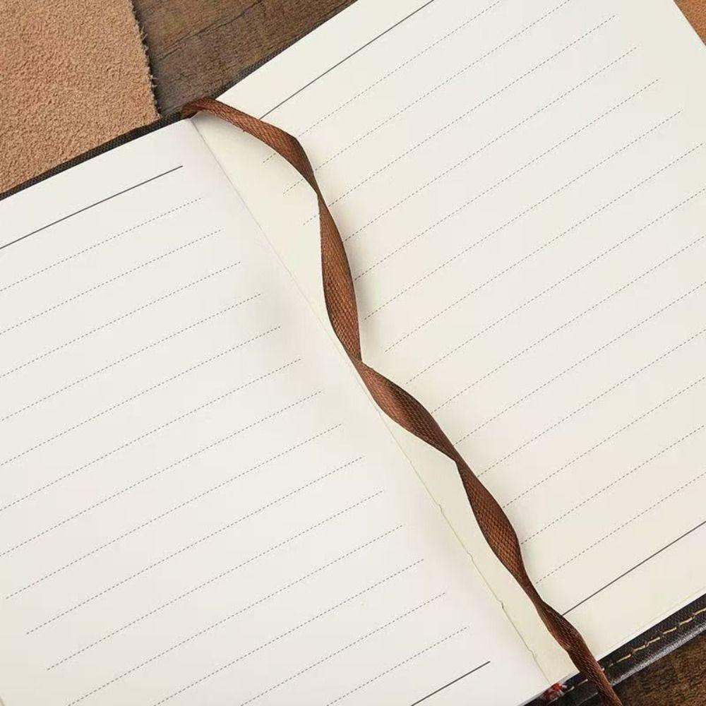 200 Pages A7 Notebook with Lock PU Cover Office Notebook  Leather Journal Office