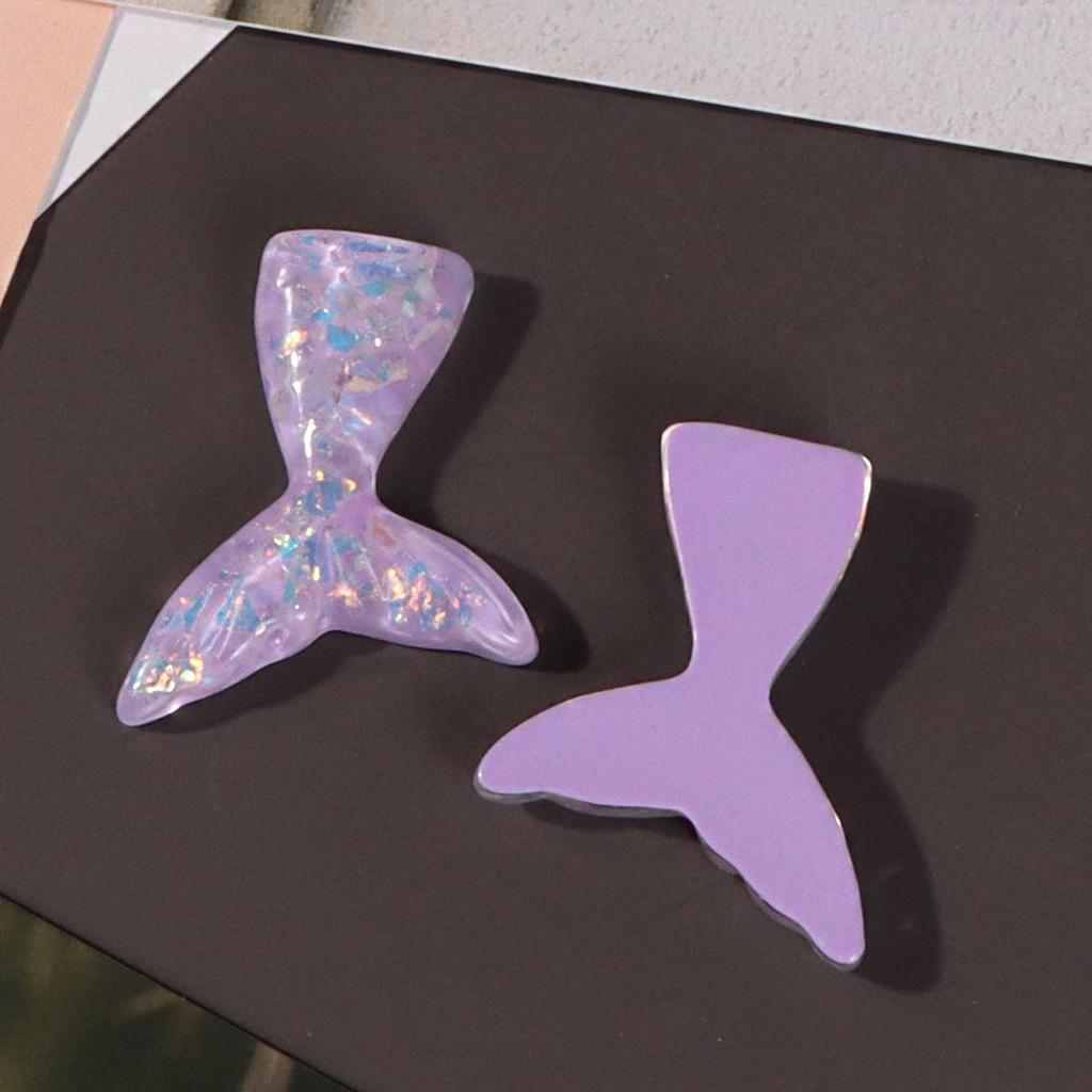Colorful Sequin Mermaid Tail Resin Stickers for Shoes, Phone Cases, Hair Accessories, and DIY Jewelry