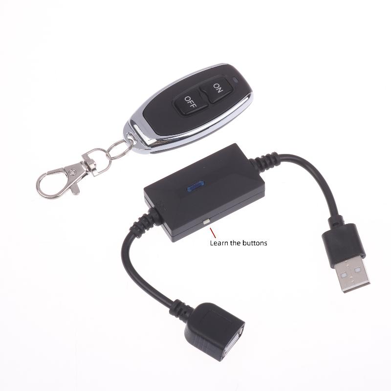 1 Set Power On/Off Usb 433Mhz Wireless Rf Remote Control Switch Suitable For Led Light Strip Reading Lamp Light Fan