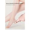 HOMZY NEW USB Electric Dead Skin Pedicure Automatic Foot Grinder Rechargeable Roller Feet Pedicure Tool with 2 Removable Roller Heads