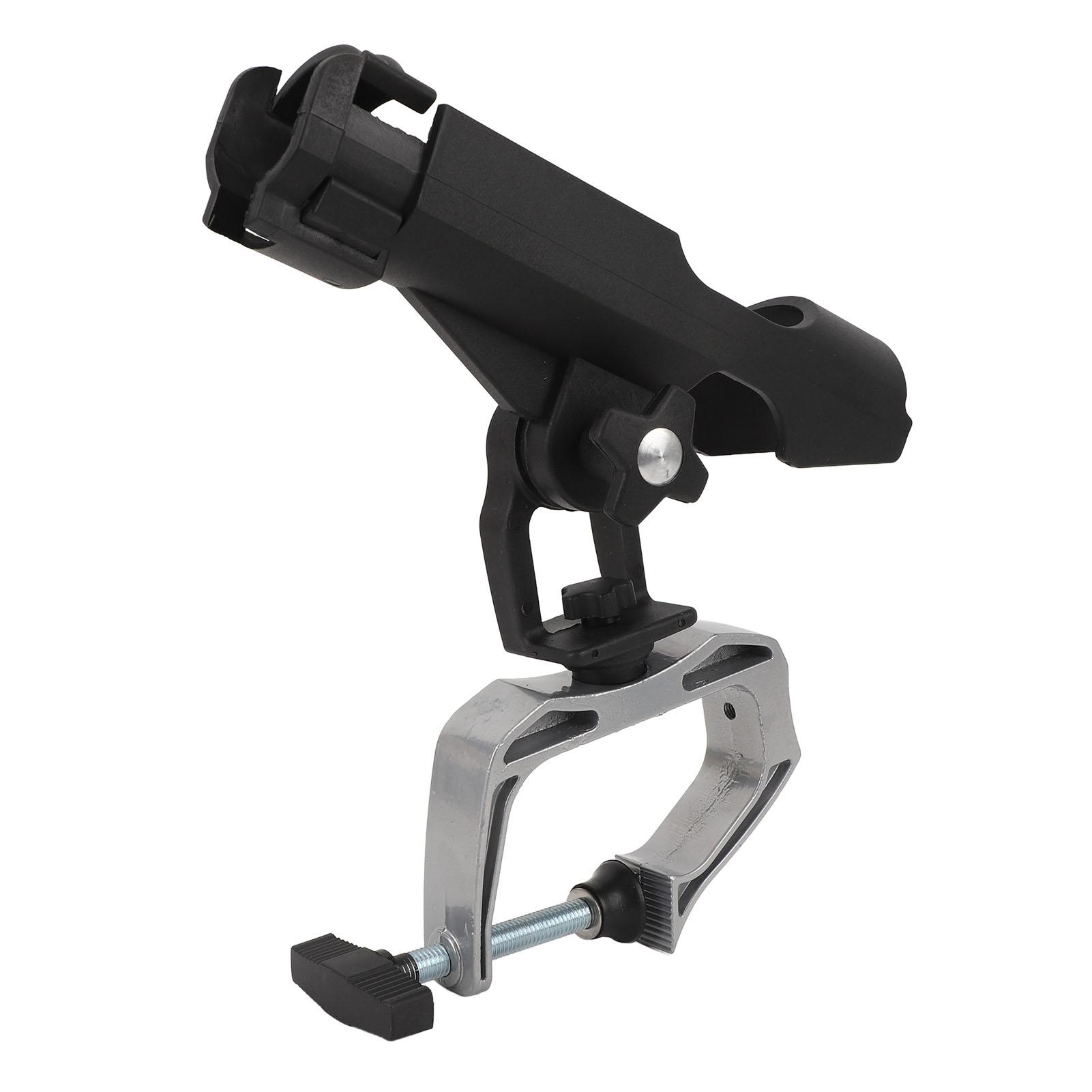 

Fishing Boat Rods Holder with Large Clamp Opening 360 Degree Adjustable Fishing Rod Rack Fishing