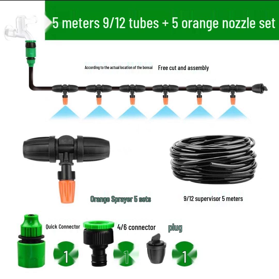 Распылитель с форсункой микрораспыления: Автоматическая система полива и охлаждения для сельского хозяйства