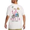 Nike SB T Shirts Men's White Crew Neck Moderate (Unisex) T-Shirts FJ1142 100